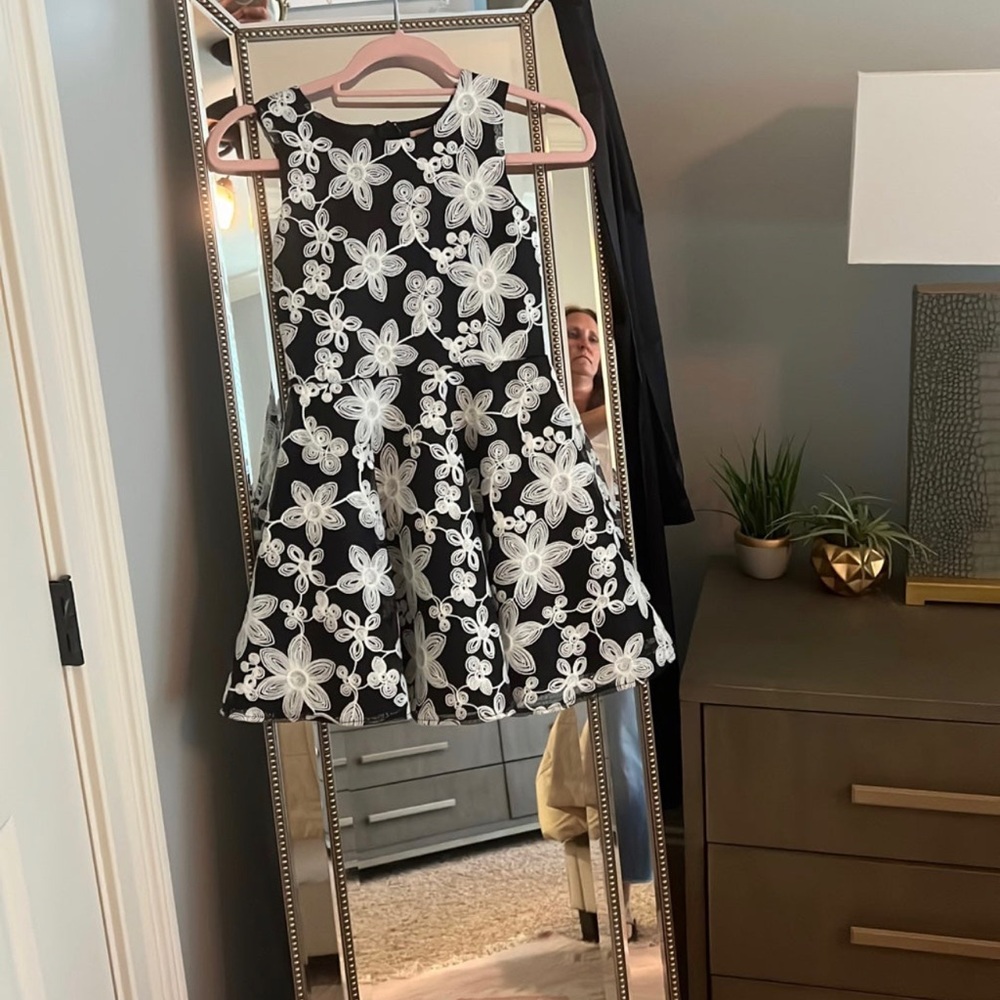 Nanette Lepore Girls Black Dress Size M 10-12